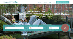 Desktop Screenshot of louerdehors.com