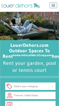 Mobile Screenshot of louerdehors.com